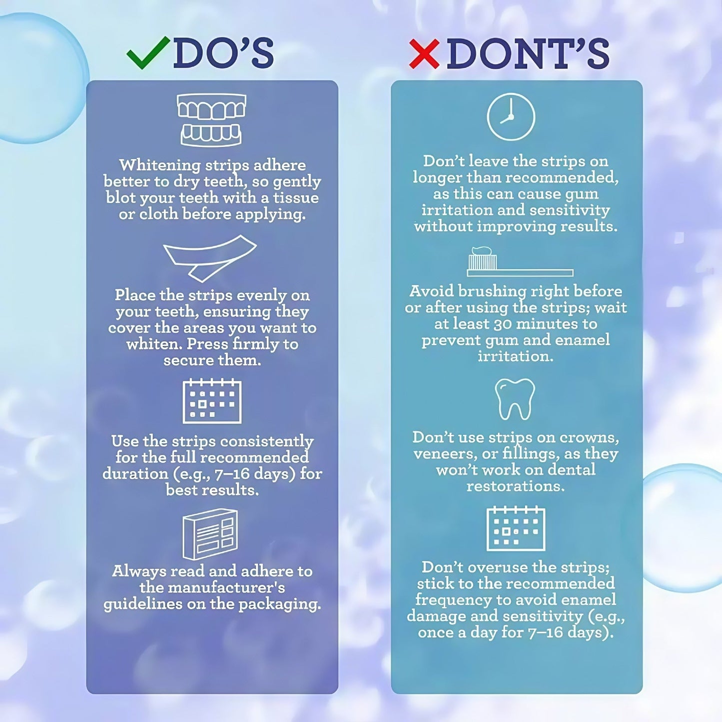 Premium Whitening Strips