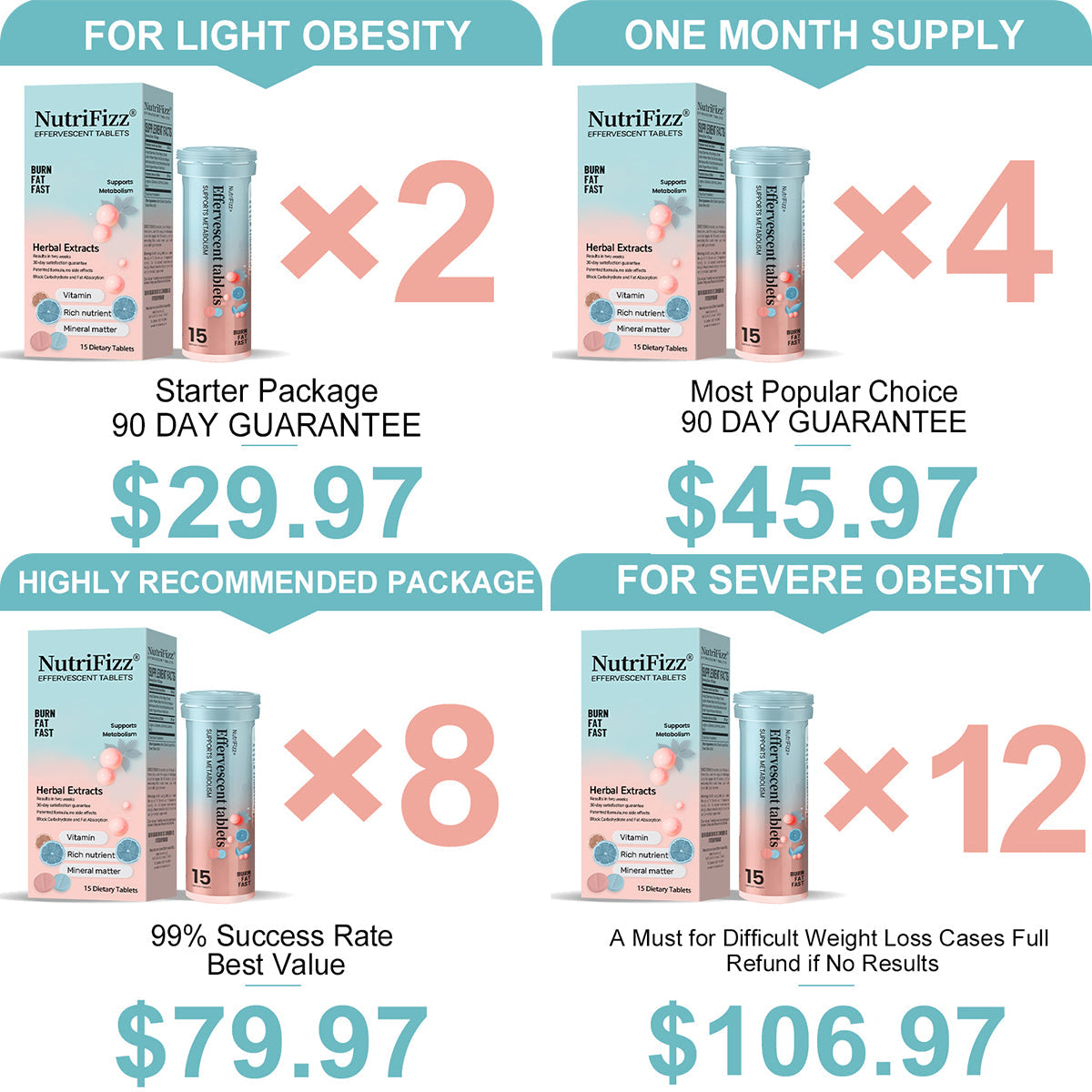 🌊Special Summer Sale: 50% Off; 90-Day Free Returns🥃NutriFizz® Metabolism Vitamin Effervescent Tablets