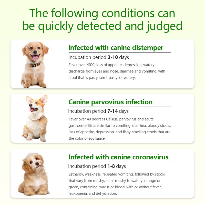 Natravor™Distemper, parvovirus, and coronavirus test strips