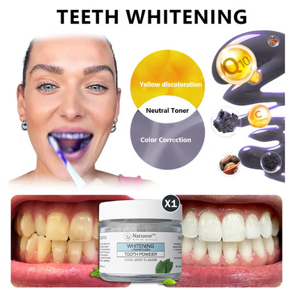 Natravor™Remineralizing & Whitening Tooth Powder Cool Mint