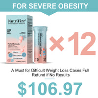 12 Bottles (✨For Severe Obesity✨)🥃$8.91/Bottle🥃(🏆A Must for Difficult Weight Loss Cases - Full Refund if No Results🏆)