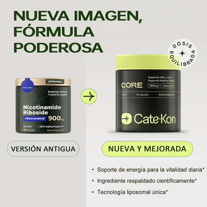 🔥Suplemento Alternativo Cate-Kon – Alta Pureza para Antienvejecimiento, Energía y Enfoque – 60 Cápsulas🔥