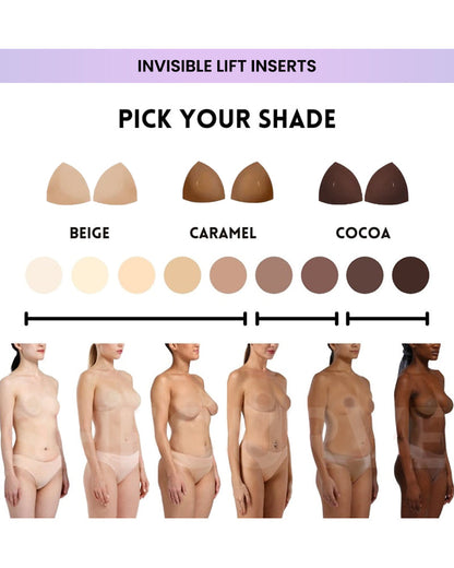 Double-Sided Adhesive Invisible Lift Inserts (2 Pairs)