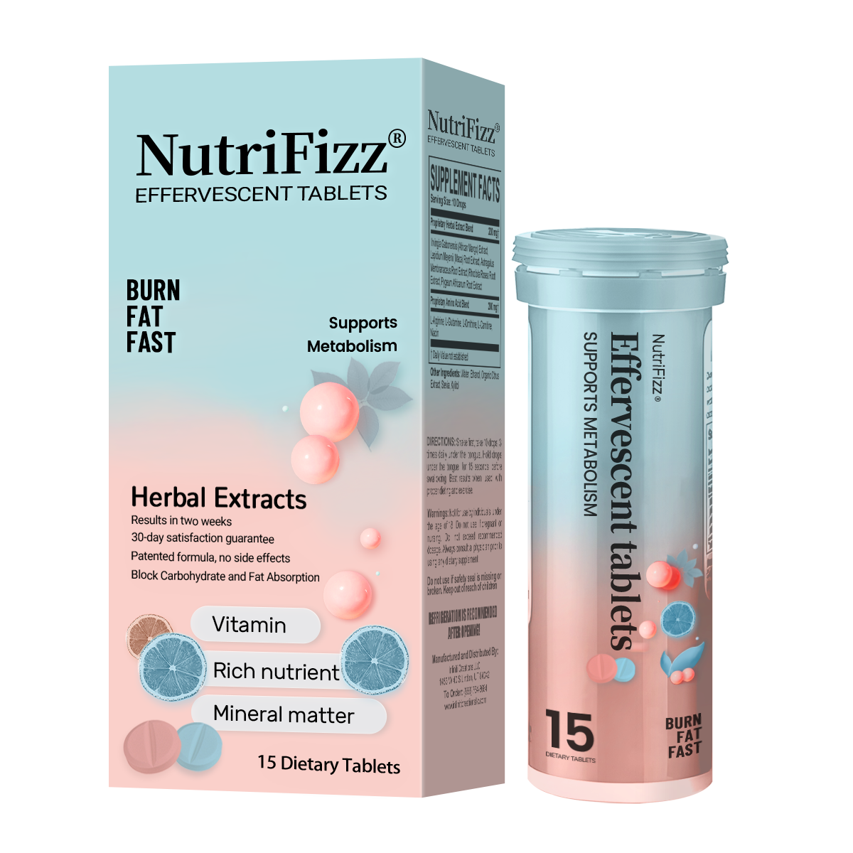 🌊Special Summer Sale: 50% Off; 90-Day Free Returns🥃NutriFizz® Metabolism Vitamin Effervescent Tablets