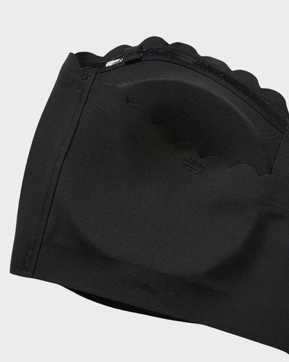 Strapless Front Closure Leopard Print Bra