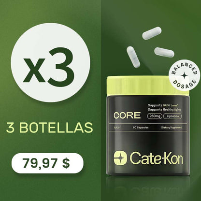 🔥Suplemento Alternativo Cate-Kon – Alta Pureza para Antienvejecimiento, Energía y Enfoque – 60 Cápsulas🔥