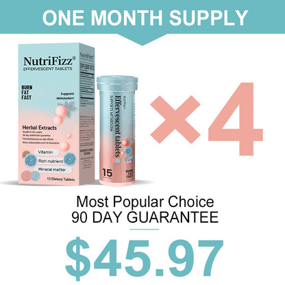 🌊Special Summer Sale: 50% Off; 90-Day Free Returns🥃NutriFizz® Metabolism Vitamin Effervescent Tablets