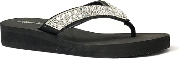 Women's Hollow Triangle Rhinestone Sandals