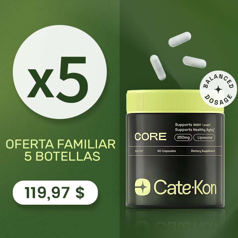 🔥Suplemento Alternativo Cate-Kon – Alta Pureza para Antienvejecimiento, Energía y Enfoque – 60 Cápsulas🔥
