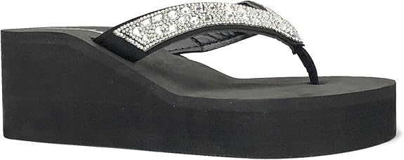 Women's Hollow Triangle Rhinestone Sandals