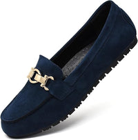 Navy Blue Suede