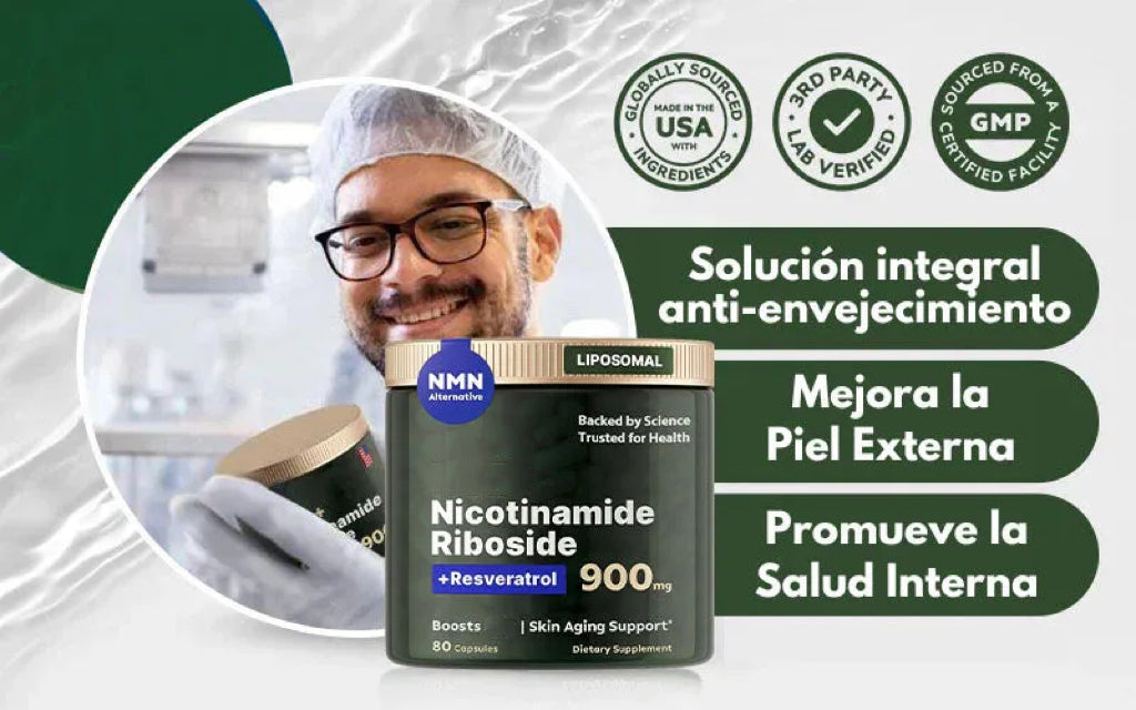 🔥High Purity  Supplement🔥|Liposomal Nicotinamide Riboside, Resveratrol, Quercetin for Anti-Aging, Energy, and Focus