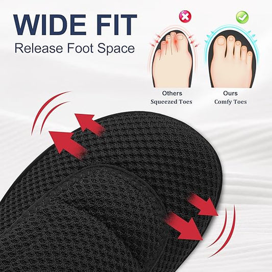 2025 Men's Lightweight Extra Wide Width Orthopedic Hands-Free Foot Pain Relief Slip-on Shoes