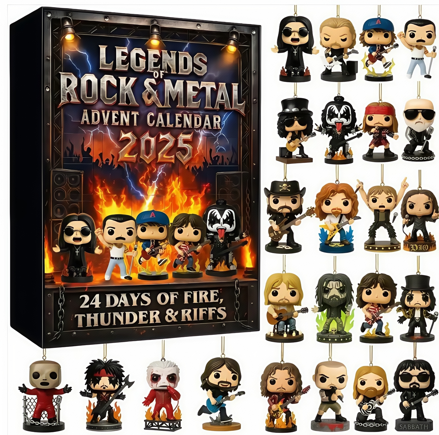 🔥Last Day 49% OFF - Legends of Rock & Metal Advent Calendar 2025