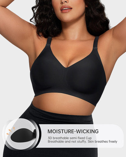 Seamless Soft Comfort Jelly Strip Wireless Bra