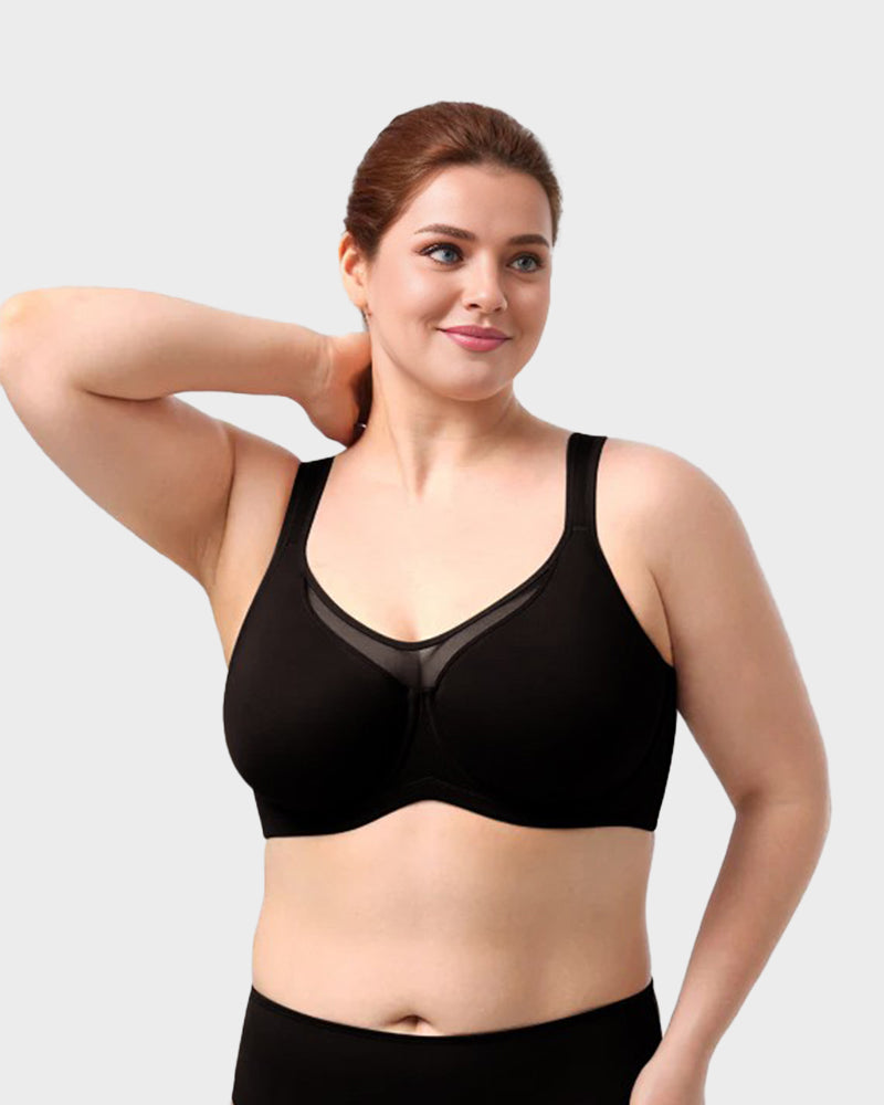 Plus Size Cooling Full Coverage Minimizer Bra