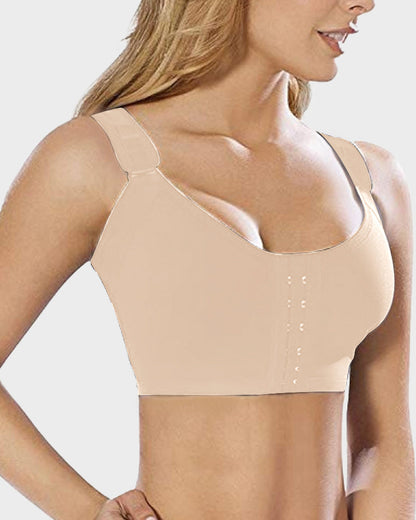 Post-Surgery Front Closure Recovery Sports Bra