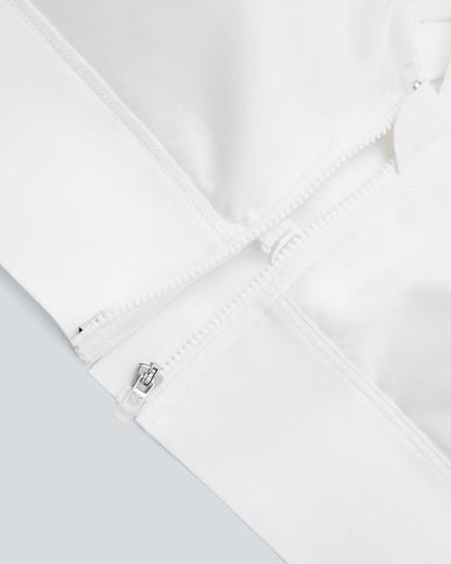 Quick-Dry Zipper Push-Up Sports Bra with Adjustable Buckle