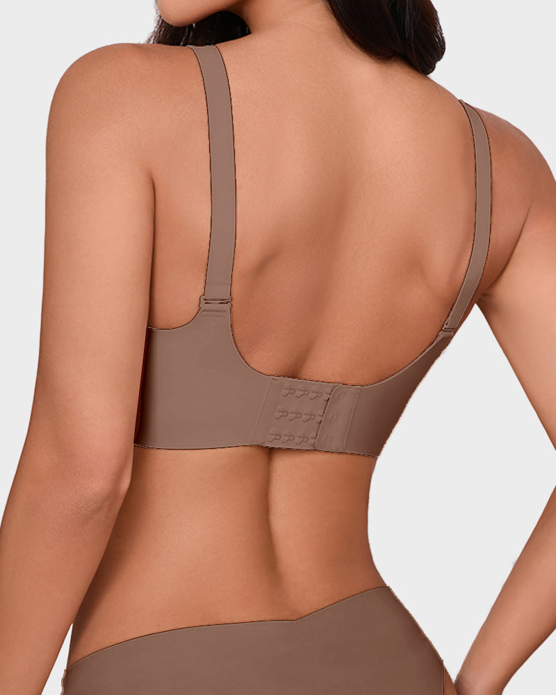 Seamless Wireless Scalloped Edge Jelly Bra