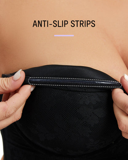 Smooth Lace Longline Strapless Underwire Bra