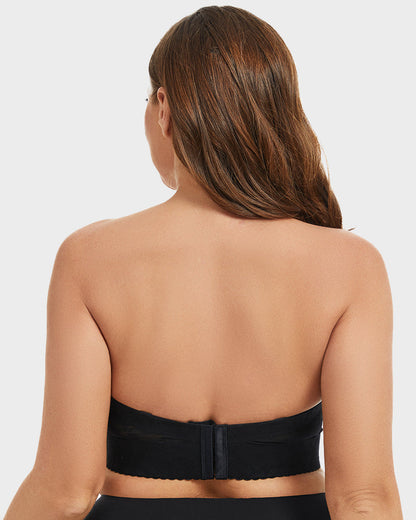 Smooth Lace Longline Strapless Underwire Bra