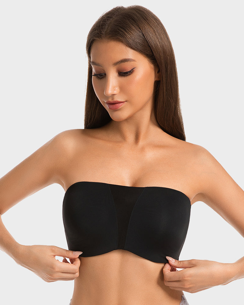 Strapless Anti-Slip Full Coverage Bandeau Bra