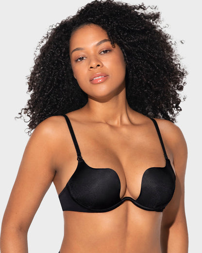 U-Shaped Backless Bra with Lift