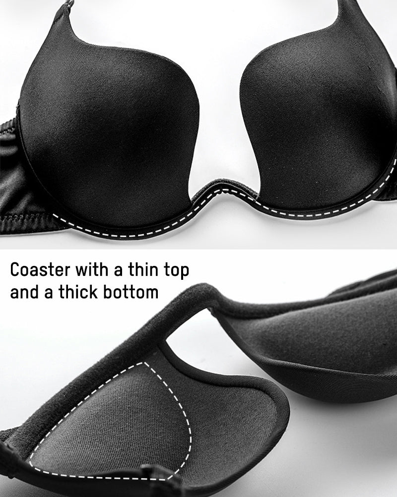 U-Shaped Backless Bra with Lift