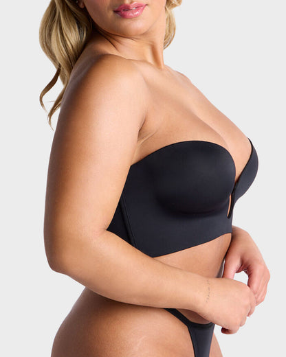 Wire-Free U-Plunge Strapless Multiway Bra