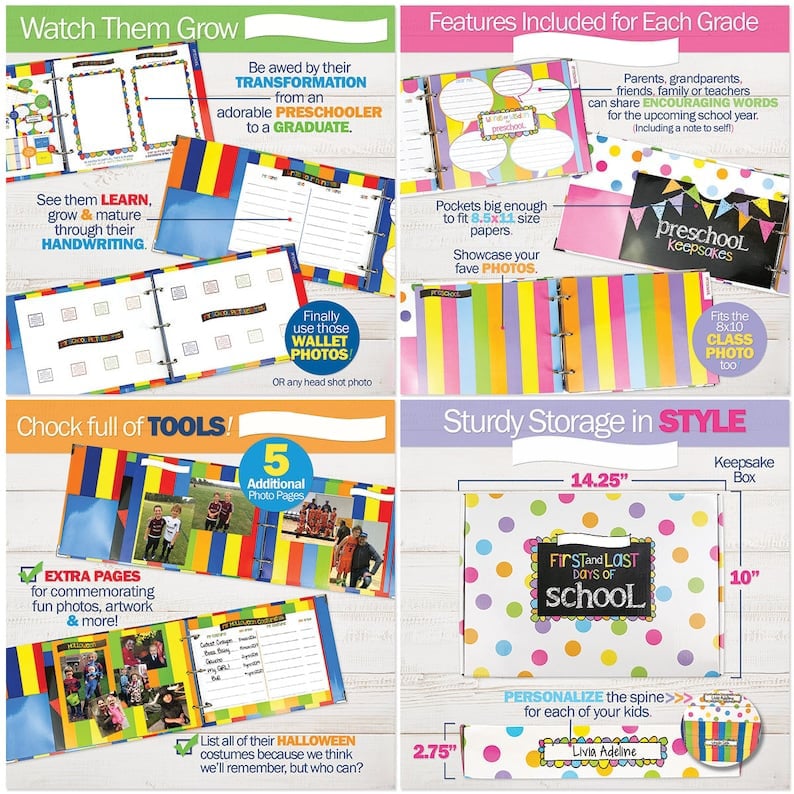 📚Easiest School Days Memory Album