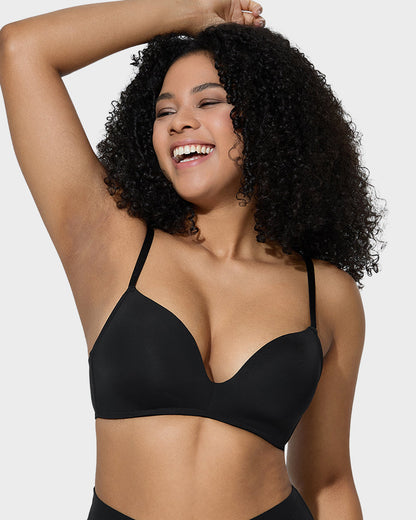 Seamless One-Piece Molded Wireless Bra